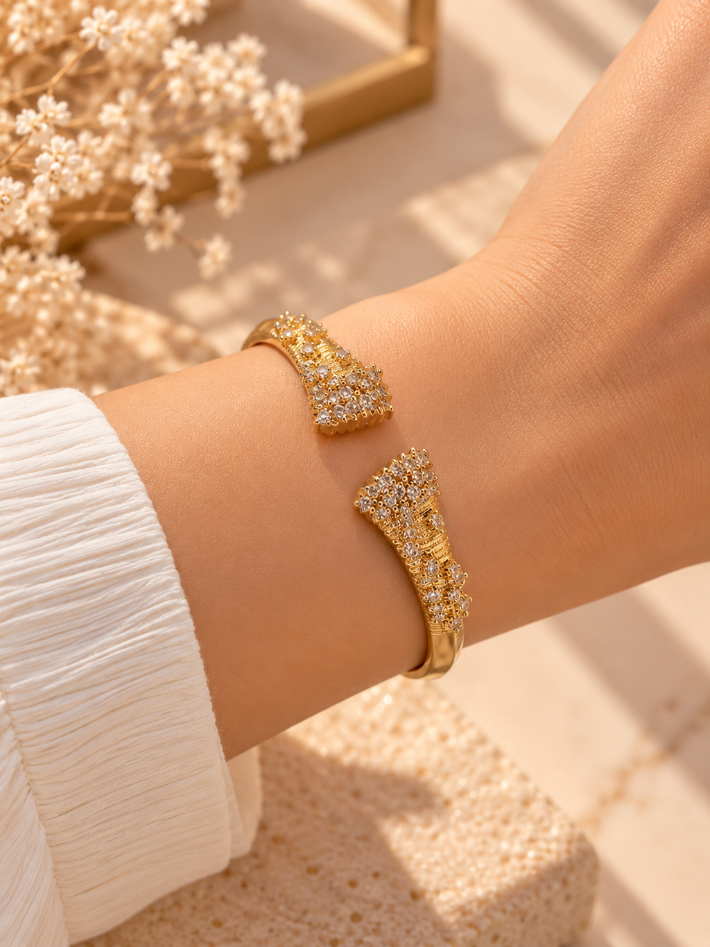 Golden Crystal Bracelet