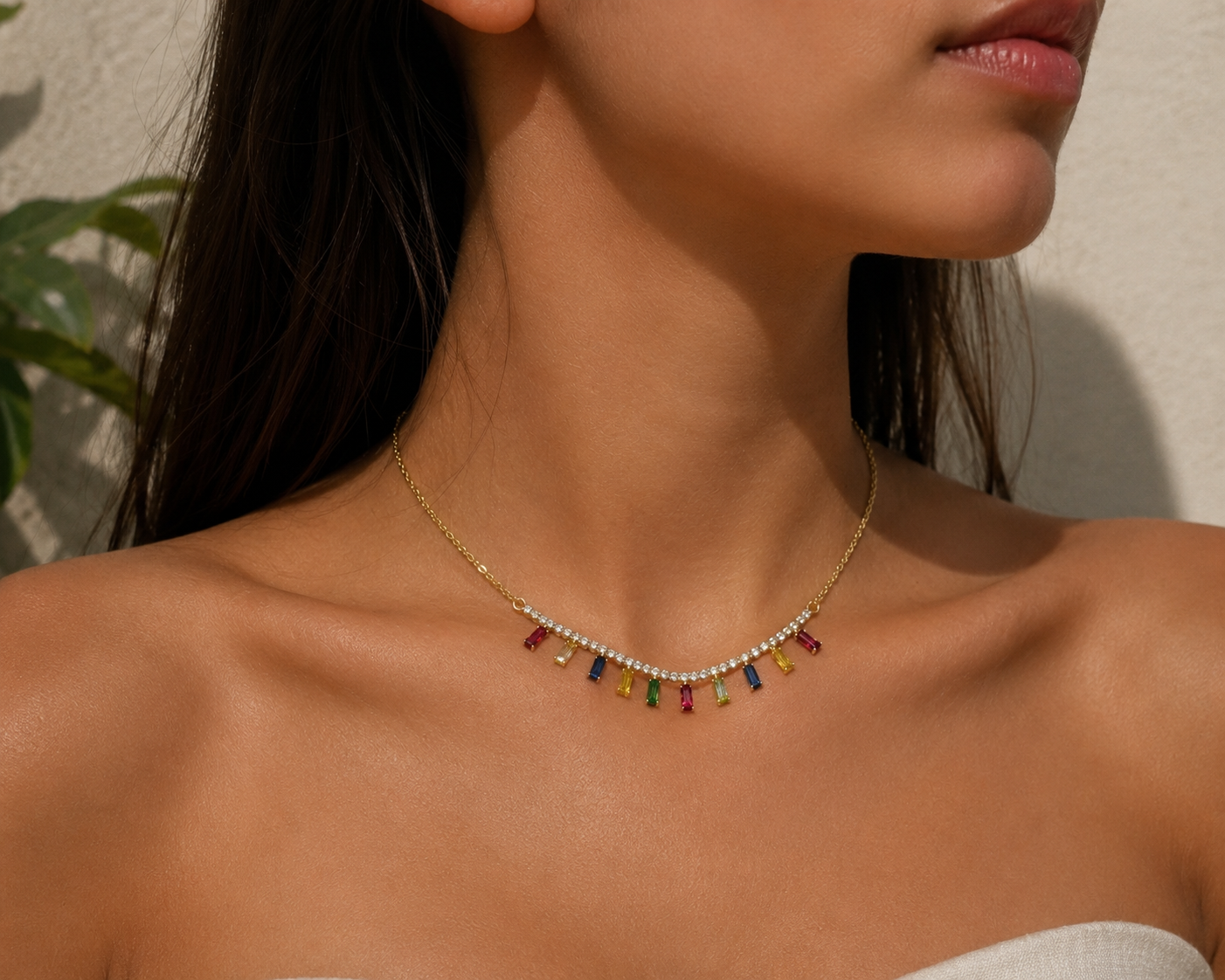 Colorful Crystal Necklace