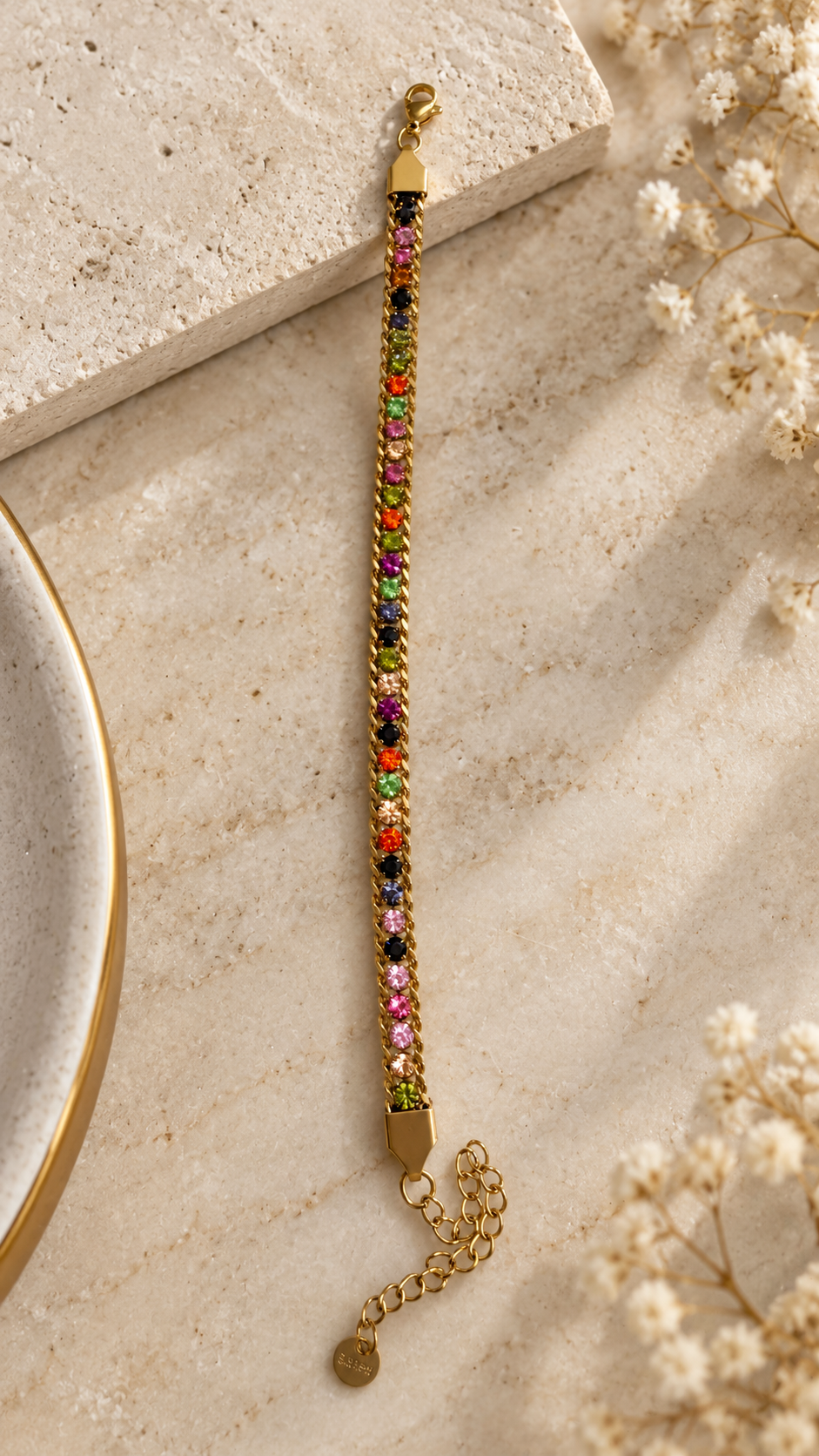 Colorful Gem Bracelet