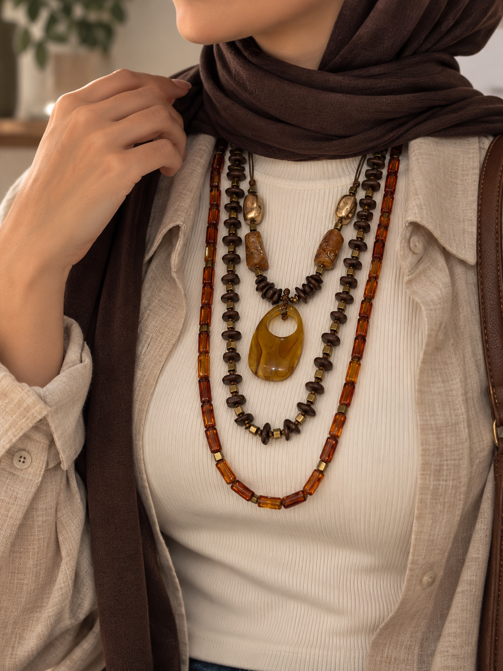 Autumn Layered Necklace