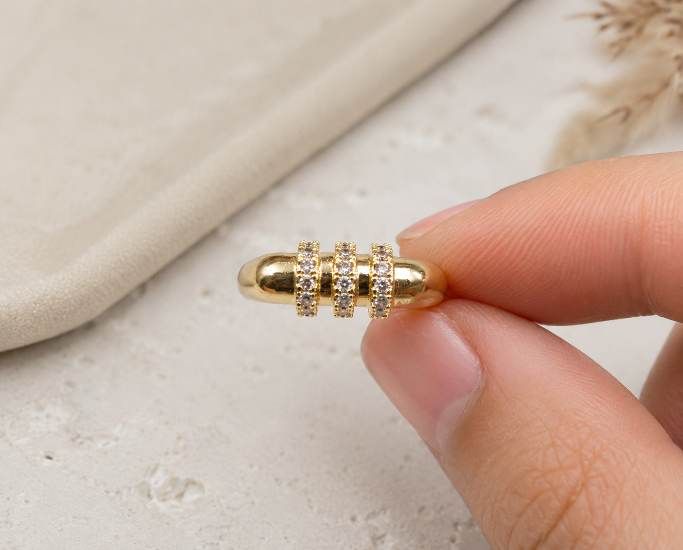 Triple Band Pinky Ring