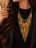 Midnight Fringe Necklace