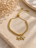 Starfish & Pearl Charm Bracelet