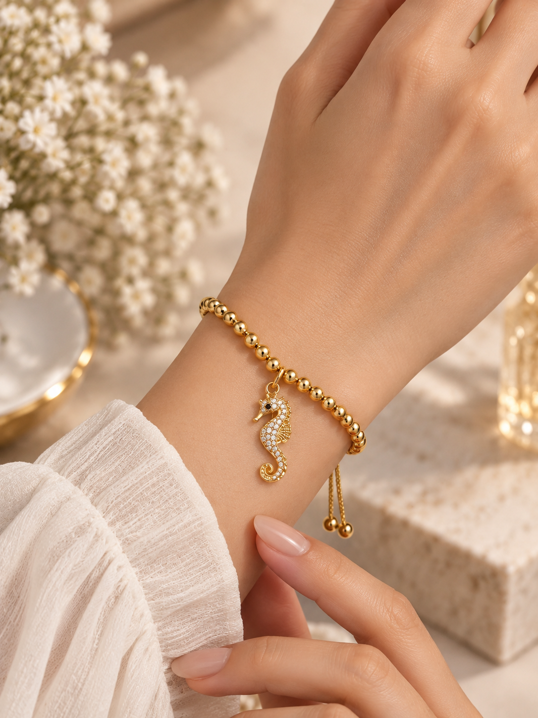 Seahorse Charm Bracelet