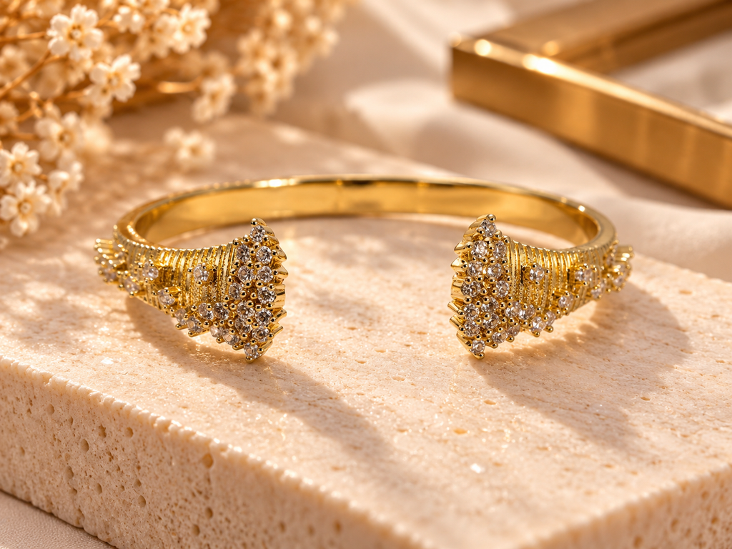 Golden Crystal Bracelet