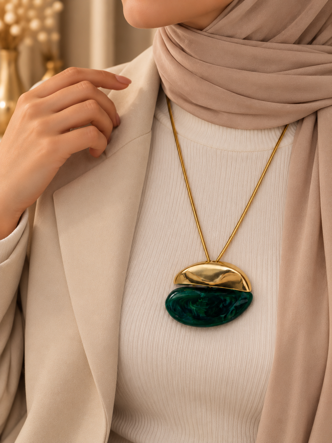 Emerald Harmony Necklace