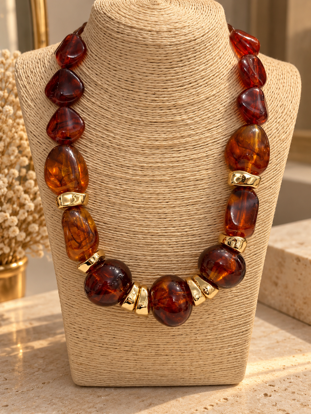 Amber luxe Necklace