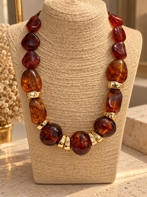 Amber luxe Necklace