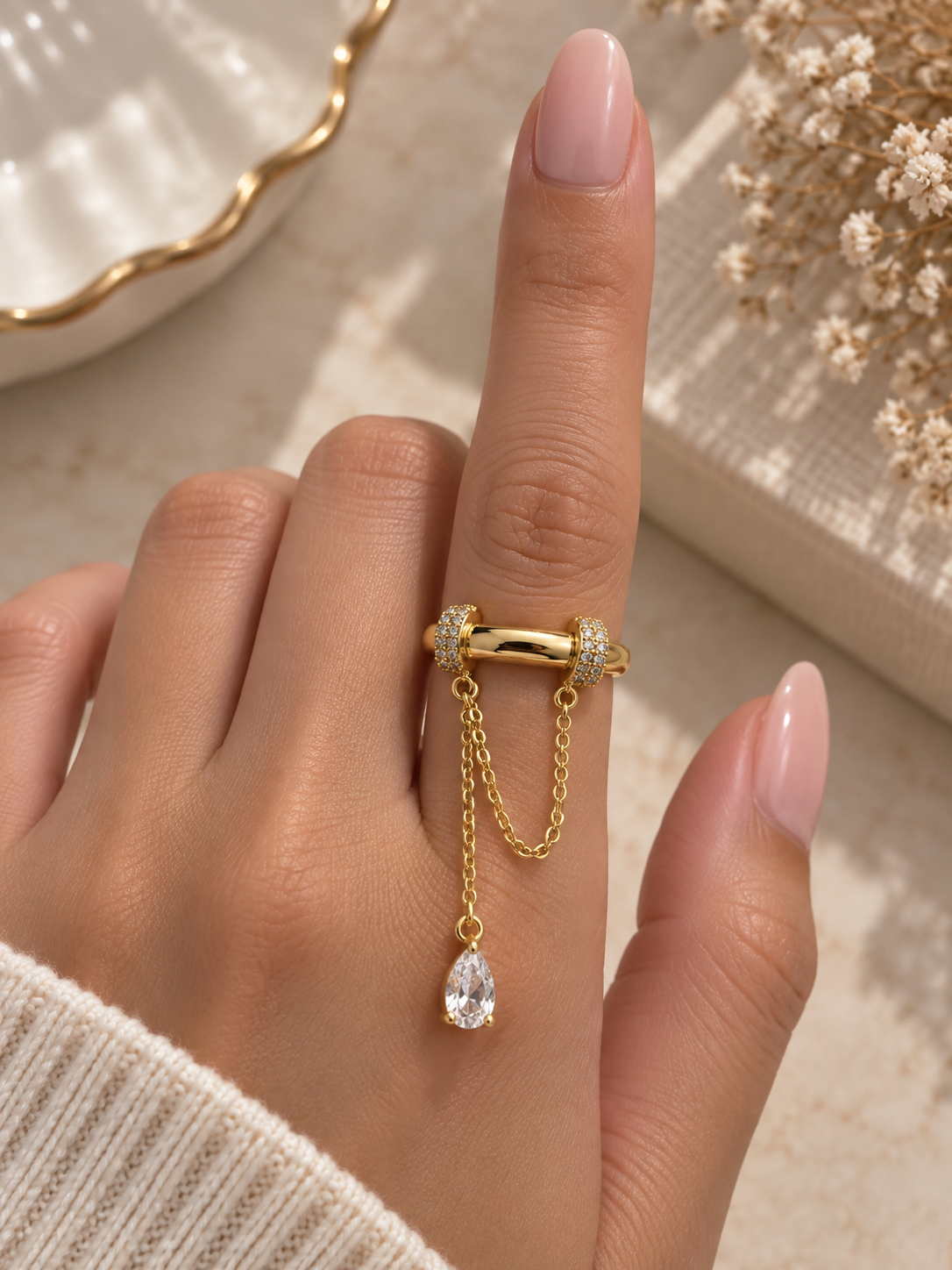 Luxe Drop Ring