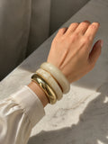 Ivory Luxe Bangle Set