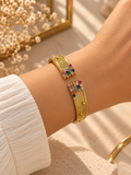 Multicolor Sparkle cuff