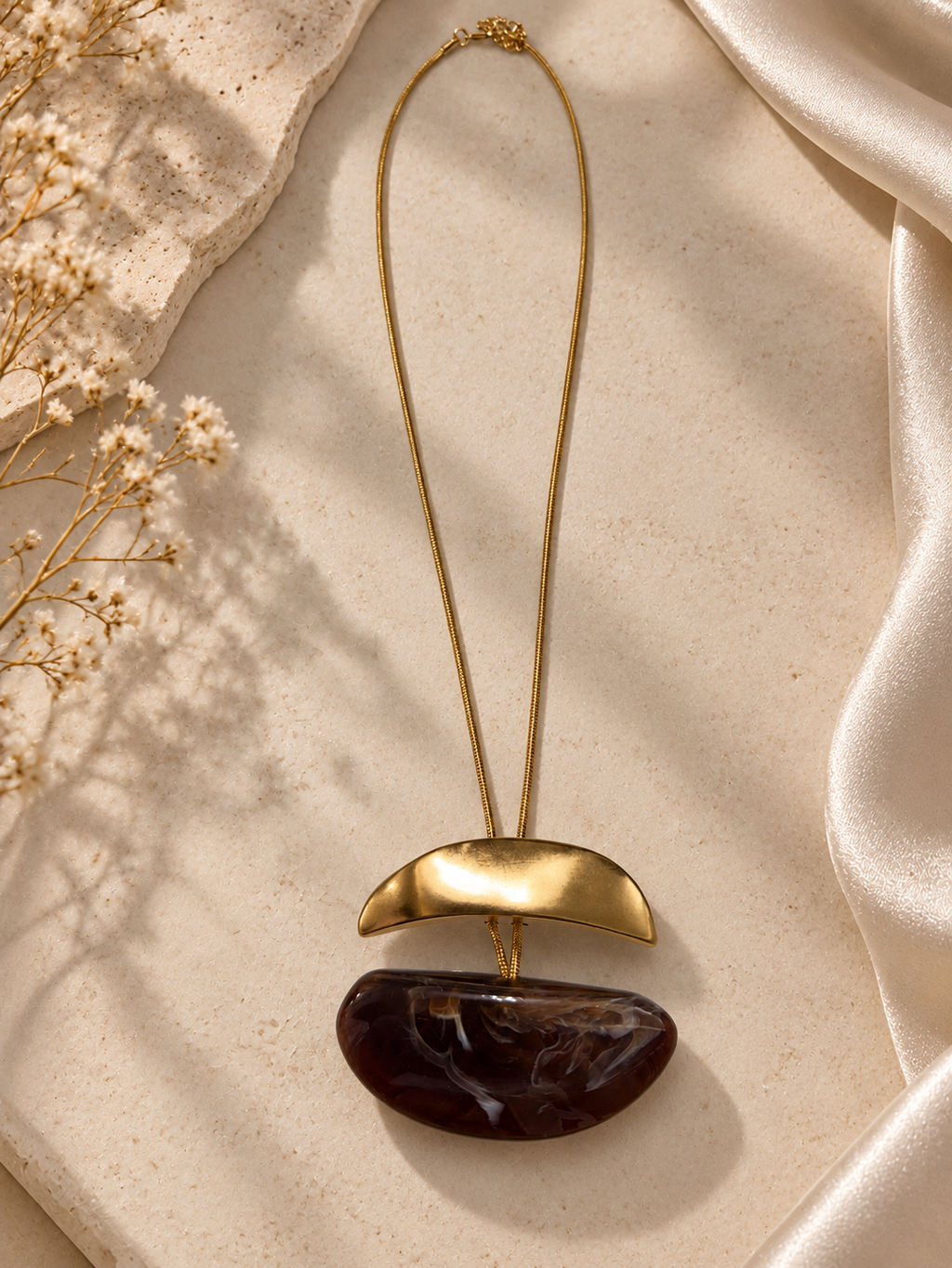 Dark Amber Harmony Necklace