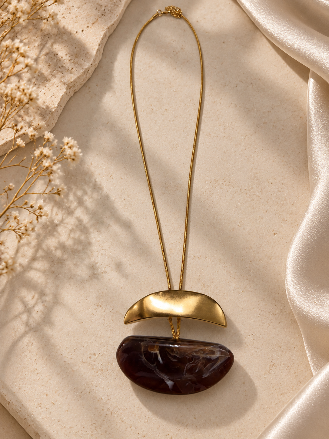 Dark Amber Harmony Necklace
