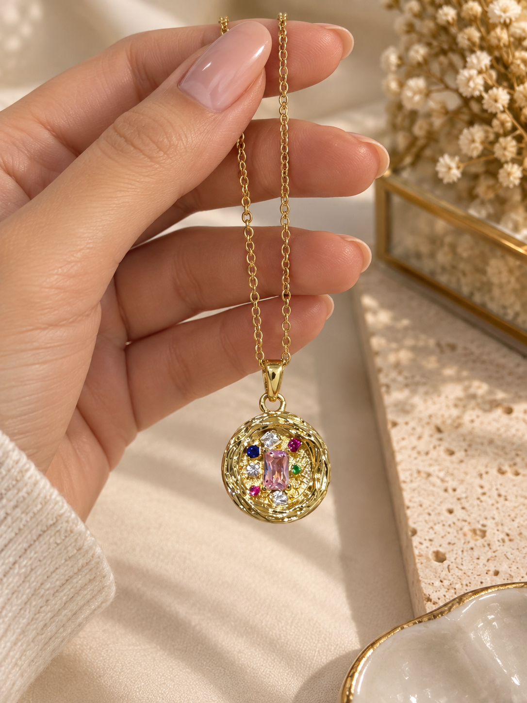 Rose Treasure Necklace