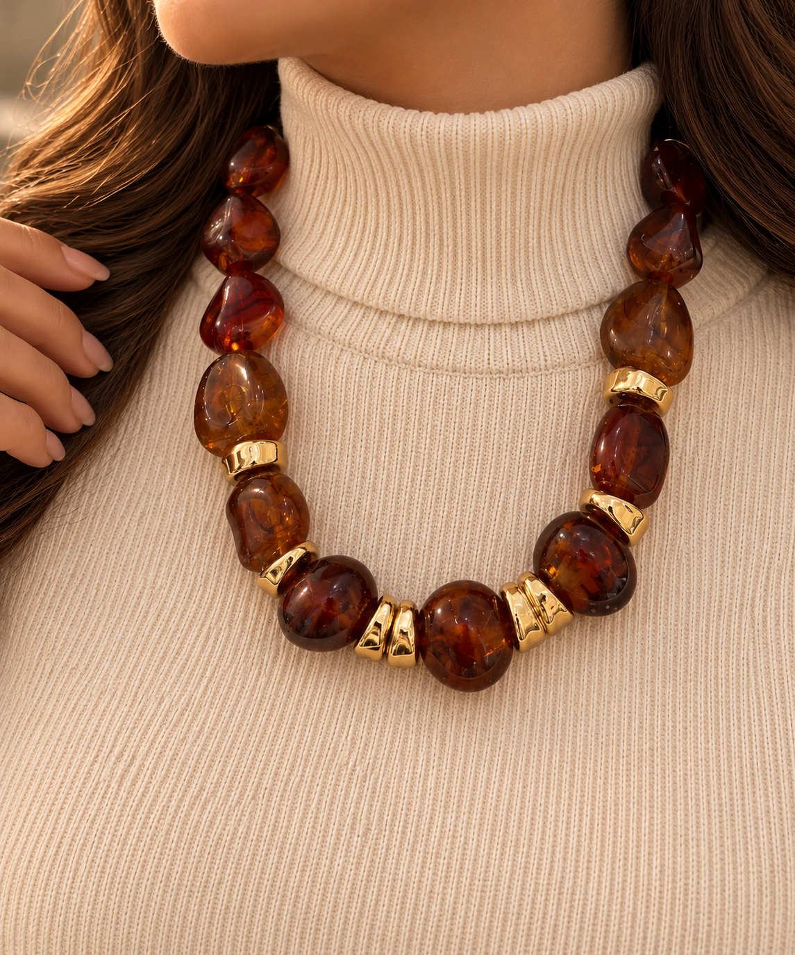 Amber luxe Necklace