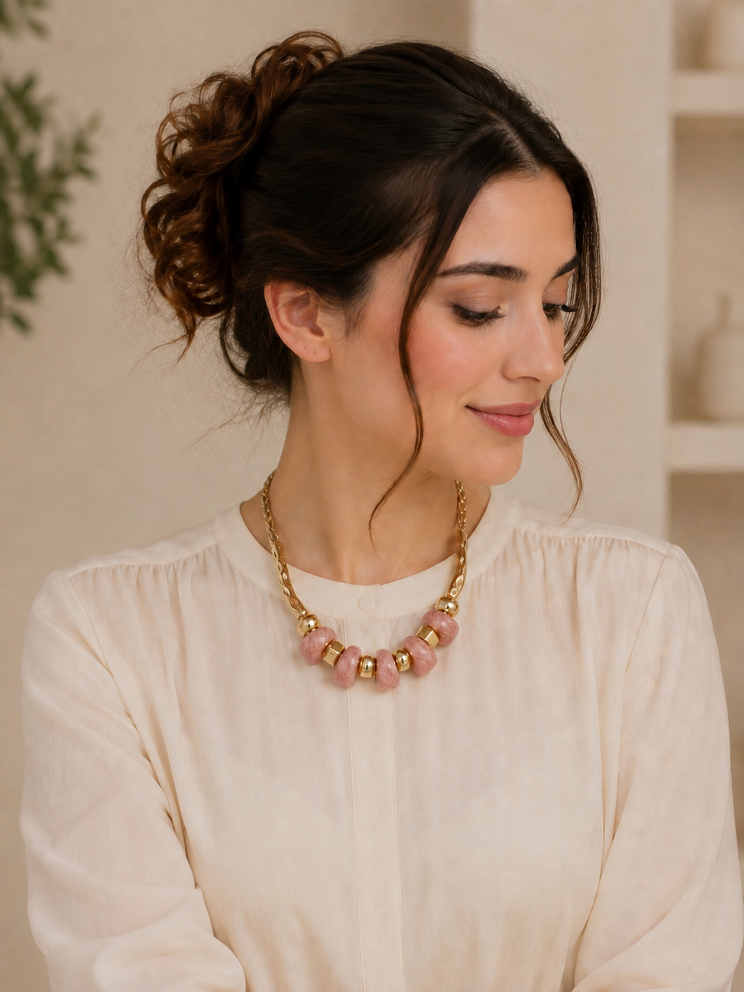 Blush Charm Necklace