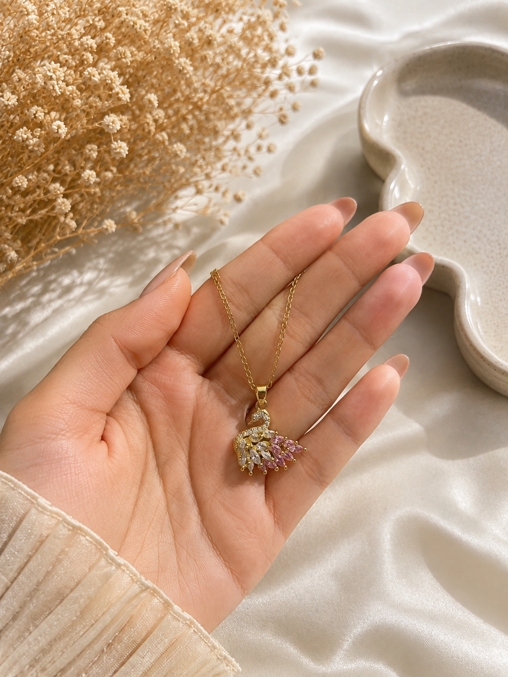 Swan Crystal Necklace