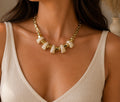 Ivory Stone Statement Necklace