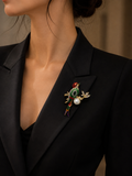 Enchanted Parrot Brooch
