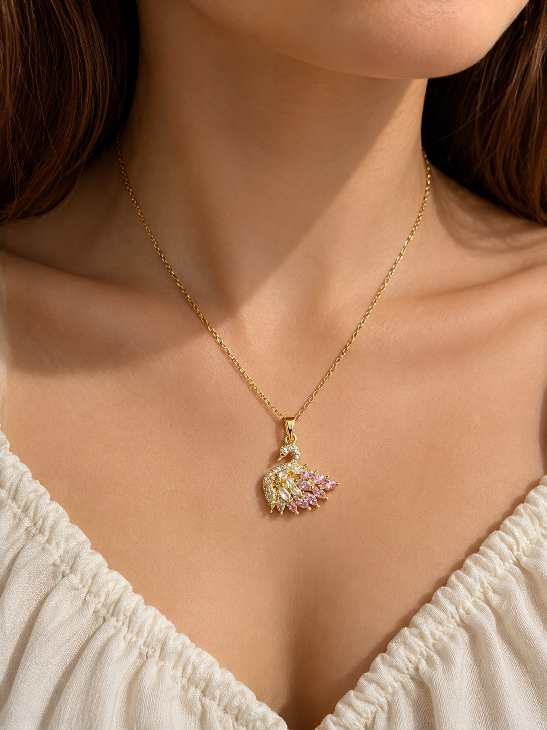 Swan Crystal Necklace