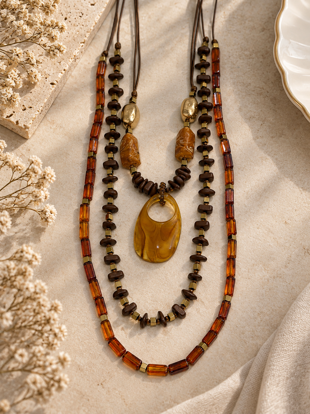 Autumn Layered Necklace