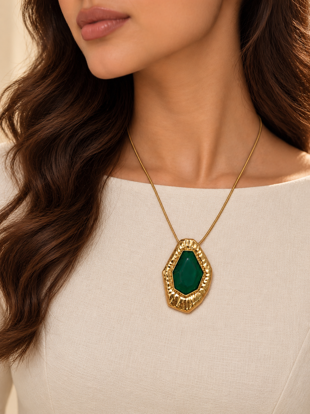 Emerald Gemstone Necklace