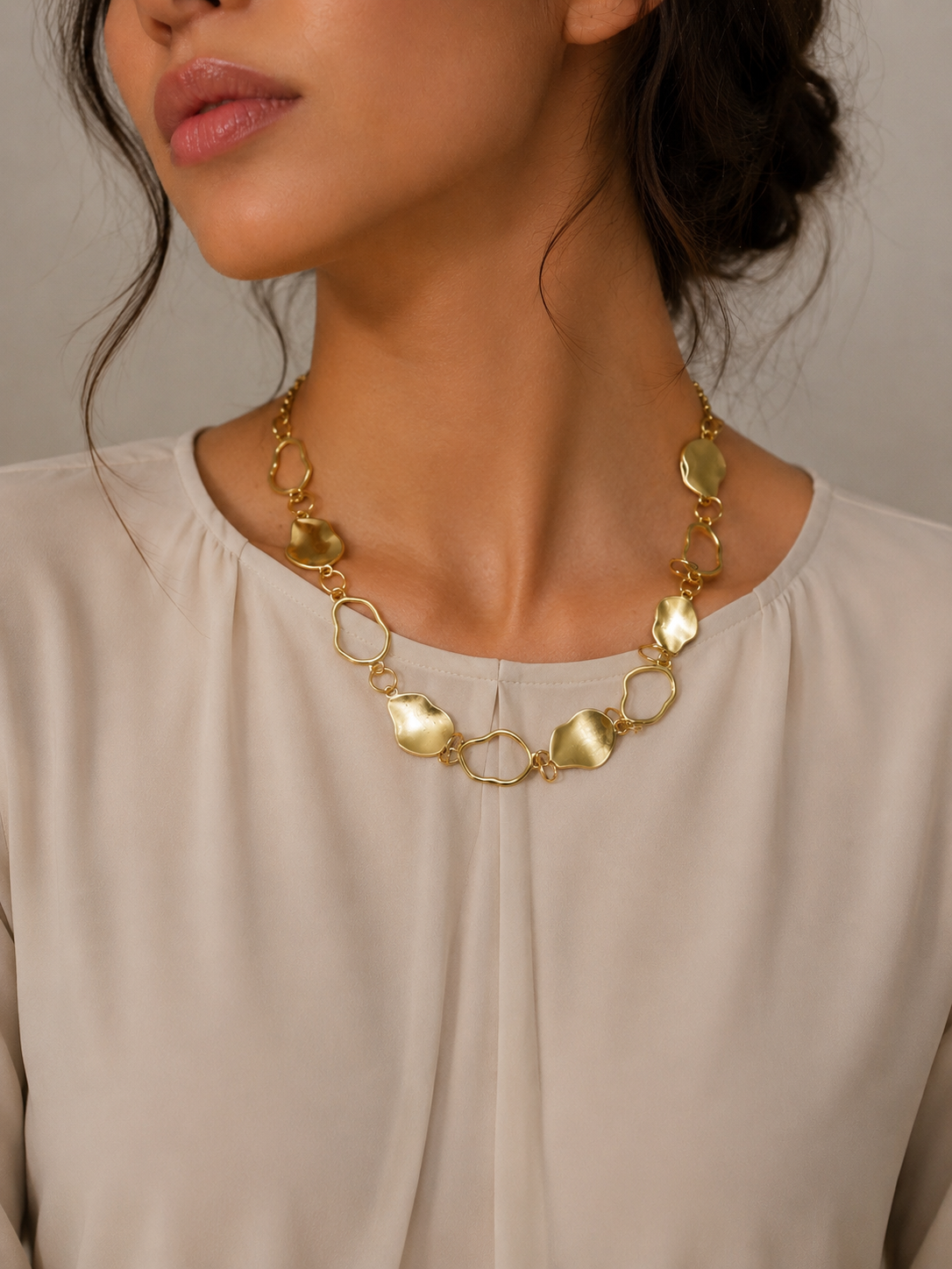 Molten Gold Necklace