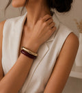 Amber Glow Bangle Set
