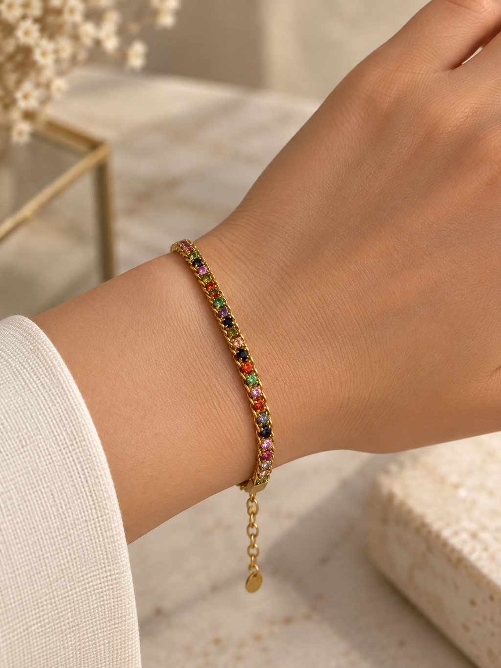 Colorful Gem Bracelet