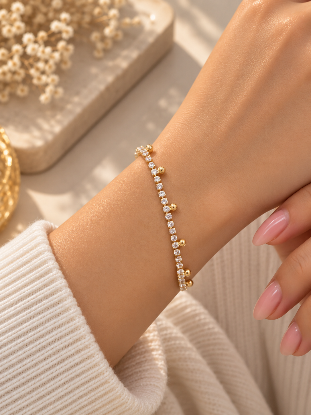 Crystal charm Bracelet