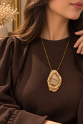 Ivory Gemstone Necklace