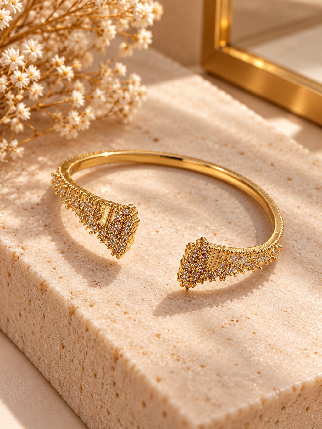 Golden Crystal Bracelet