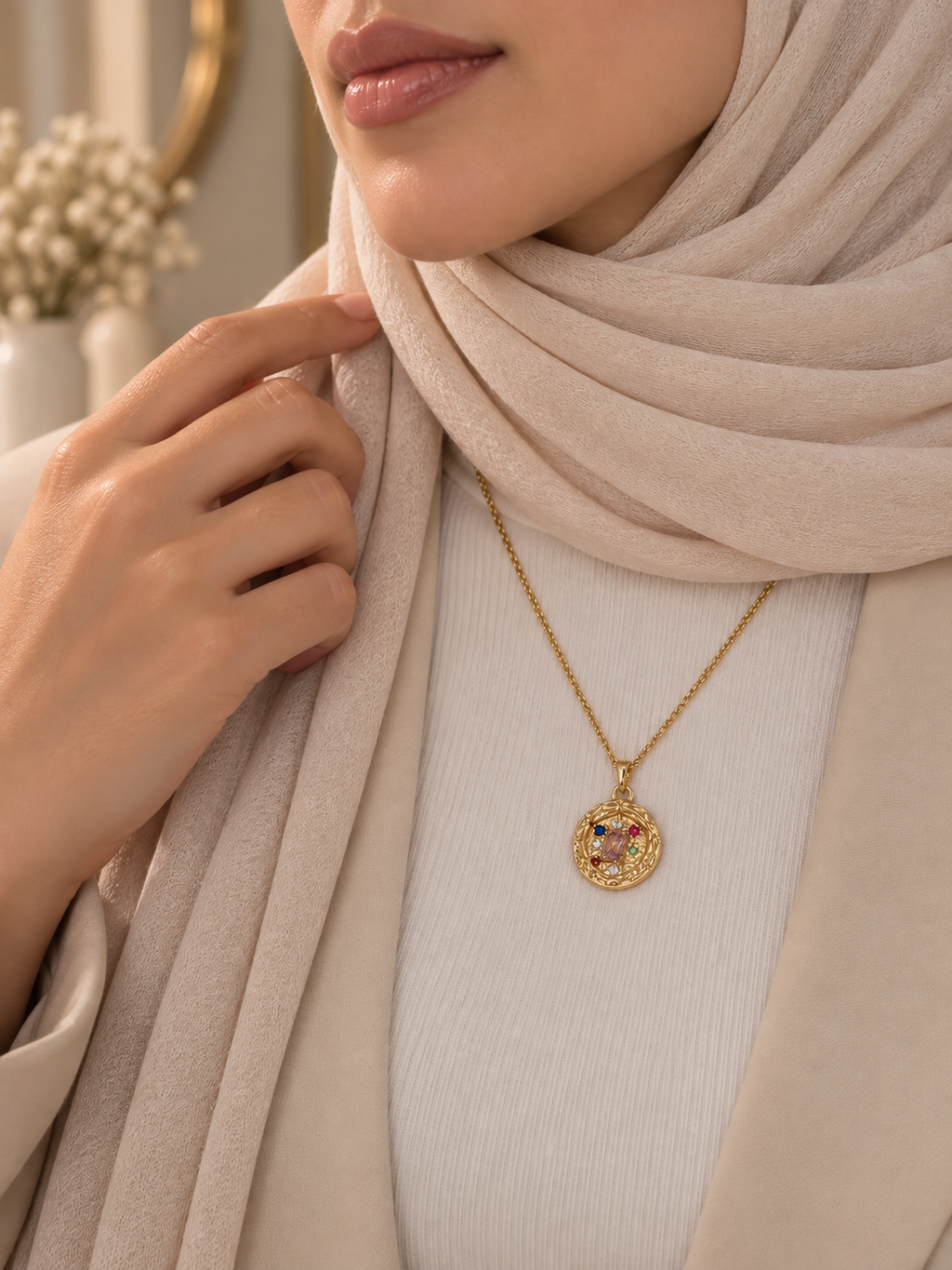 Rose Treasure Necklace