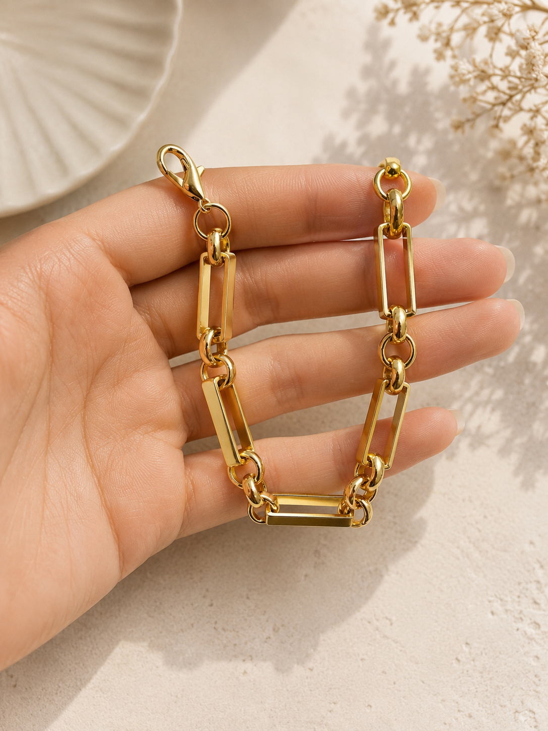 Modern Link Chain Bracelet