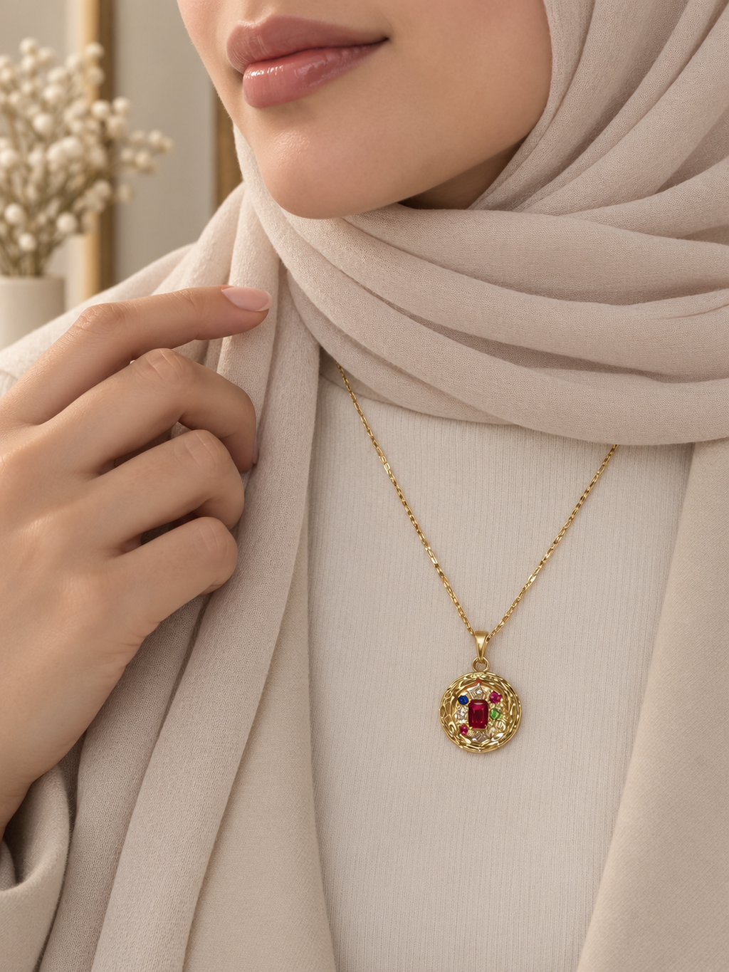 Red Treasure Necklace