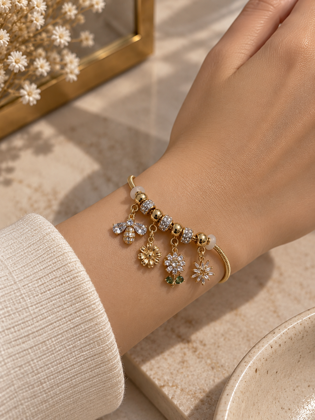 Bloom & Bee Bracelet