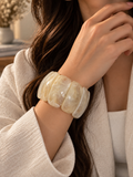 Ivory Marble Bangle