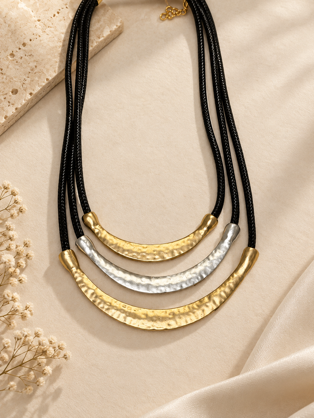 Golden Arc Necklace