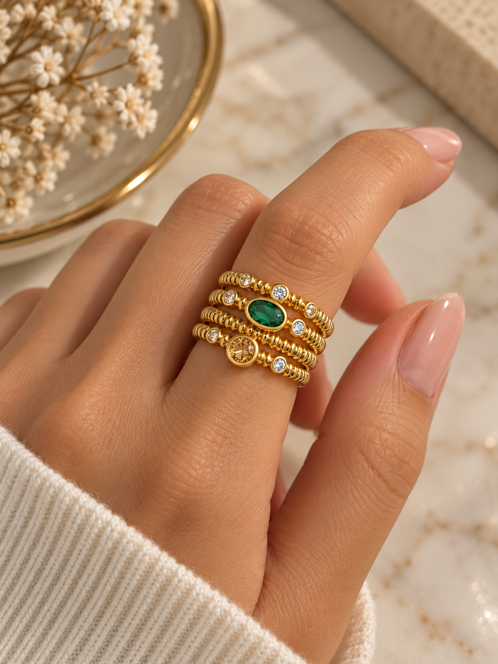 Green Elegance Ring