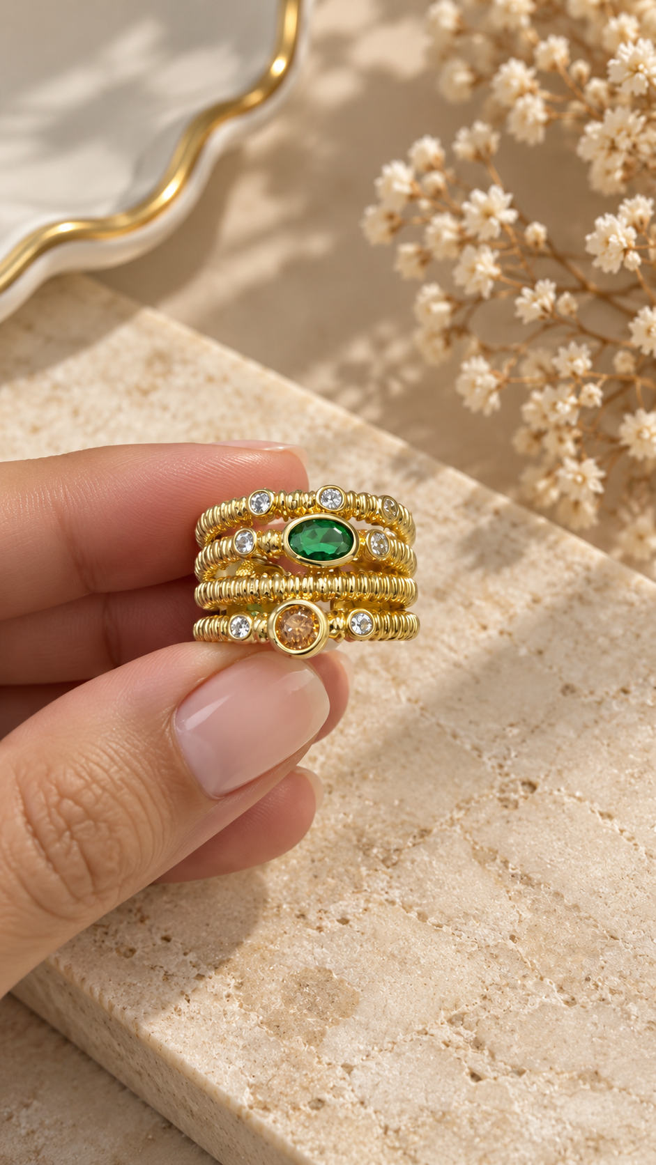 Green Elegance Ring