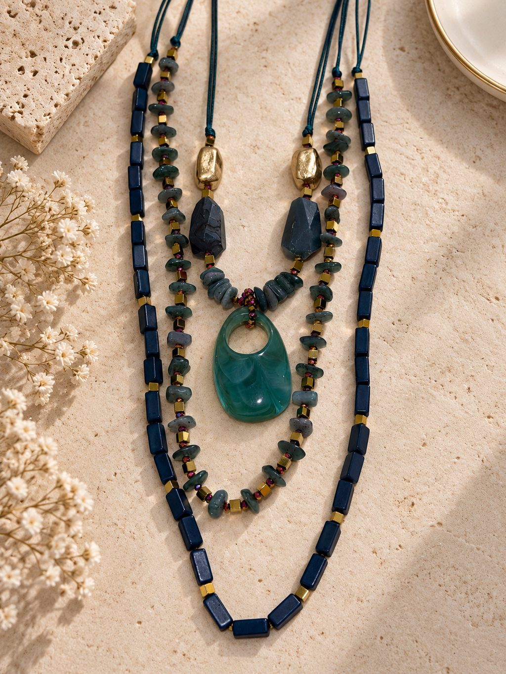 Midnight Layered Necklace